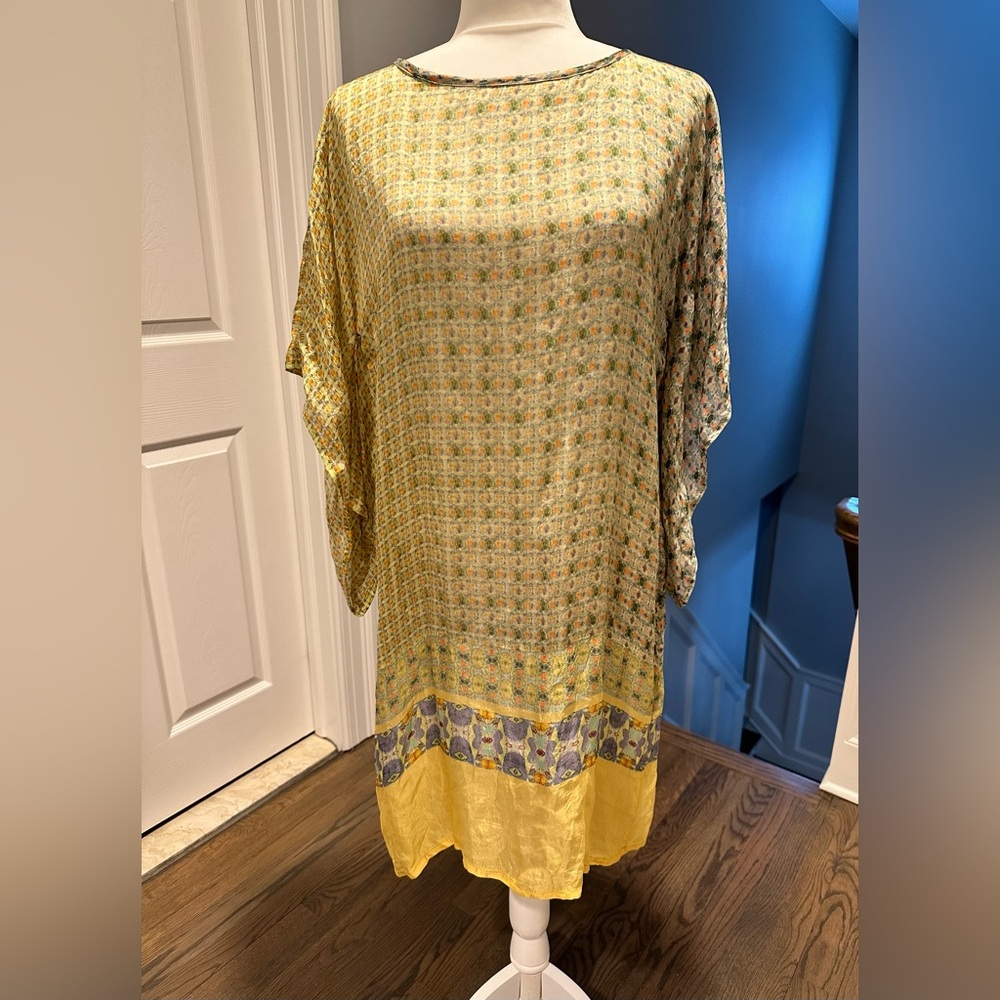 Laura Giordano Roma Silk Coverup Dress